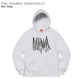 Supreme Tag Hooded Sweatshirt
